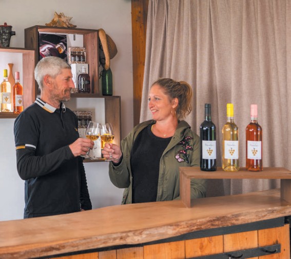 Domaine Paradisio à Dolus d'Oléron, Sylvain Tache et Sabrina Duchadeuil